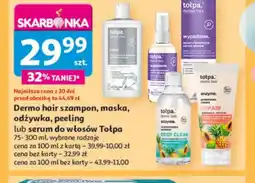Auchan Dermo hair szampon, maska, odżywka, peeling lub serum do włosów Tołpa oferta