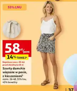 Auchan Szorty damskie oferta