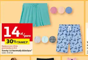 Auchan Szorty lub bermudy dziecięce oferta