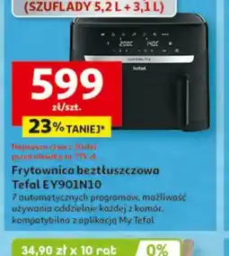 Auchan Frytownica beztłuszczowa Tefal EY901N10 oferta