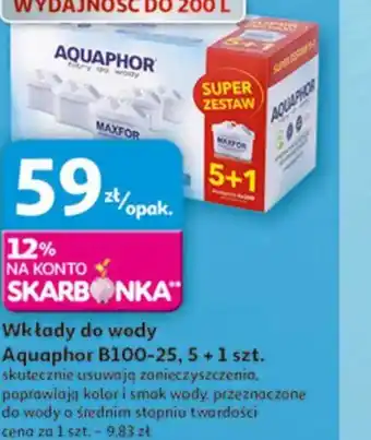 Auchan Wkłady do wody Aquaphor B100-25 oferta