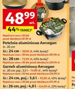 Auchan Patelnia aluminiowa Amvegan oferta