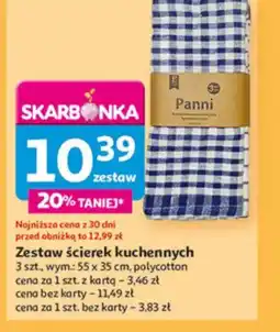 Auchan Zestaw ścierek kuchennych Panni oferta