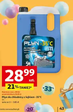 Auchan Płyn do chłodnicy z lejkiem -35°C oferta