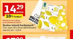 Auchan Zestaw ścierek kuchennych oferta