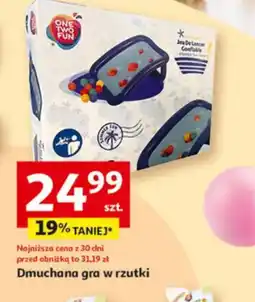 Auchan Dmuchana gra w rzutki oferta