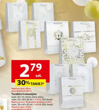 Auchan Torebka komunijna oferta