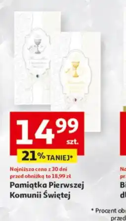 Auchan Pamiątka Pierwszej Komunii Swiętej oferta