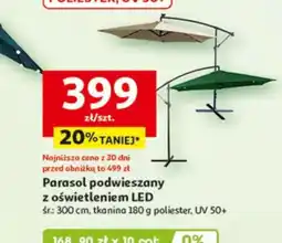 Auchan Parasol podwieszany z oświetleniem LED oferta