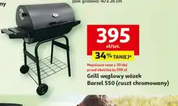 Auchan Grill węglowy wózek Barrel 550 oferta