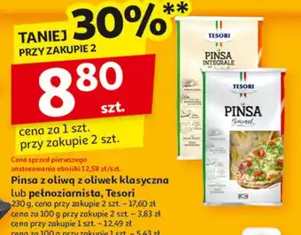 Auchan Pinsa pełnoziarnista Tesori D'italia oferta