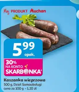 Auchan Kaszanka wieprzowa Auchan oferta