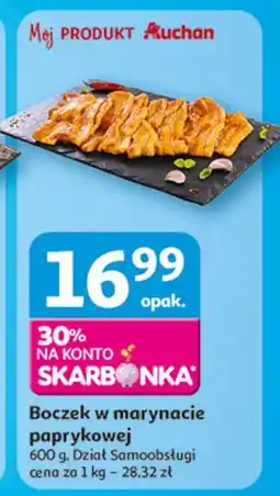 Auchan Boczek w marynacie paprykowej Auchan oferta