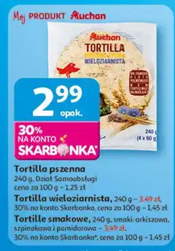 Auchan Tortilla orkiszowa Auchan oferta