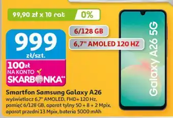Auchan Smartfon a26 Samsung Galaxy oferta