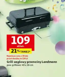 Auchan Grill węglowy przenośny Landmann oferta