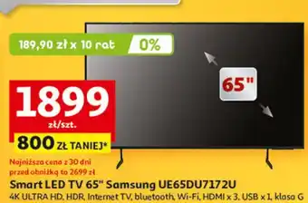 Auchan Telewizor 65 ue65du7172u Samsung oferta