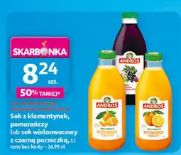 Auchan Sok czarna porzeczka Andros oferta