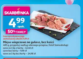 Auchan Mięso gulaszowe wieprzowe Auchan oferta