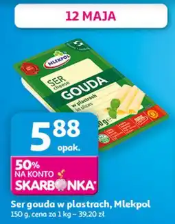 Auchan Ser gouda - plastry Mlekpol oferta