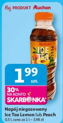 Auchan Napój cytrynowy Auchan Ice Tea oferta