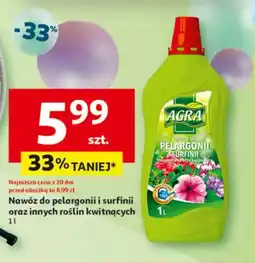 Auchan Nawóz do pelargonii i surfinii Agra oferta