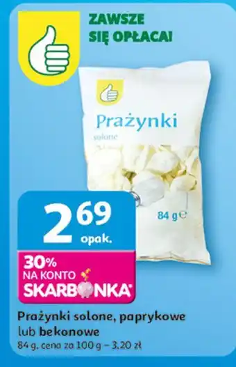 Auchan Prażynki bekonowe Podniesiony Kciuk oferta