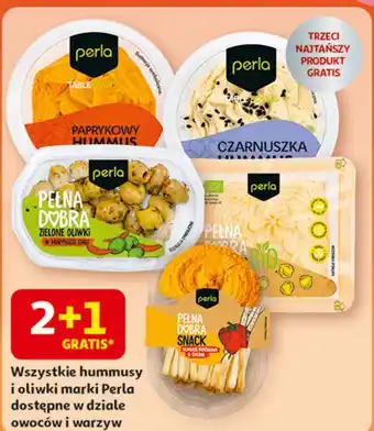 Auchan Hummus klasyczny bio Perla oferta