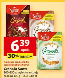 Auchan Granola orzechowa Sante oferta