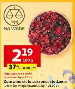 Auchan Żurawina cięta oferta