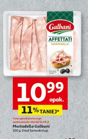 Auchan Mortadela affettati Galbani oferta