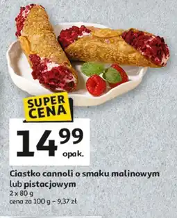 Auchan Cannoli z nadzieniem malinowym oferta