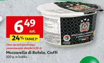 Auchan Mozzarella di buffala campana Cioffi oferta