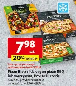 Auchan Pizza z kurczakiem i szpinakiem Iglotex Proste Historie Bistro oferta