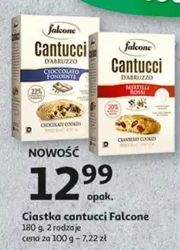 Auchan Ciasteczka z żurawiną Falcone oferta