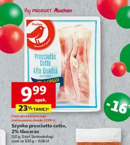Auchan Szynka prosciutto cotto Auchan oferta
