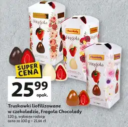 Auchan Praliny fragola truskawki w mlecznej czekoladzie Chocolady oferta