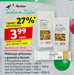 Auchan Makaron penne Auchan Tavola In Italia oferta