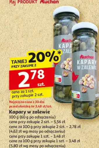 Auchan Kapary w zalewie Auchan Różnorodne (Logo Czerwone) oferta