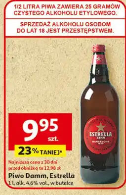Auchan Piwo Estrella Damm oferta