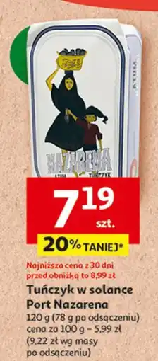 Auchan Tuńczyk w solance Port Nazarena oferta