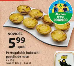 Auchan Babeczki pasteis de nata Auchan Pewni Dobrego oferta