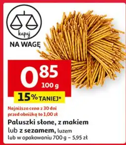 Auchan Paluszki z sezamem oferta