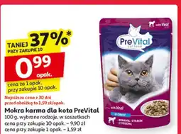 Auchan Karma dla kota cielęcina Prevital oferta