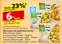 Auchan Warzywa do piekarnika ziemniaki-cukinia-marchew Frosta oferta