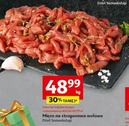 Auchan Mięso wołowe na strogonowa Auchan Pewni Dobrego oferta
