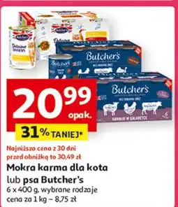 Auchan Karma dla psa z jagnięciną Butcher's Grain Free oferta