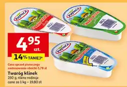 Auchan Twaróg tłusty Piątnica Wiejski oferta