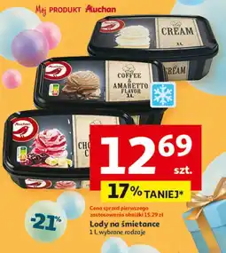 Auchan Lody ruby chocolate cherry Auchan Różnorodne (Logo Czerwone) oferta