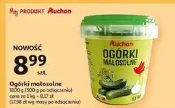 Auchan Ogórki małosolne Auchan Różnorodne (Logo Czerwone) oferta